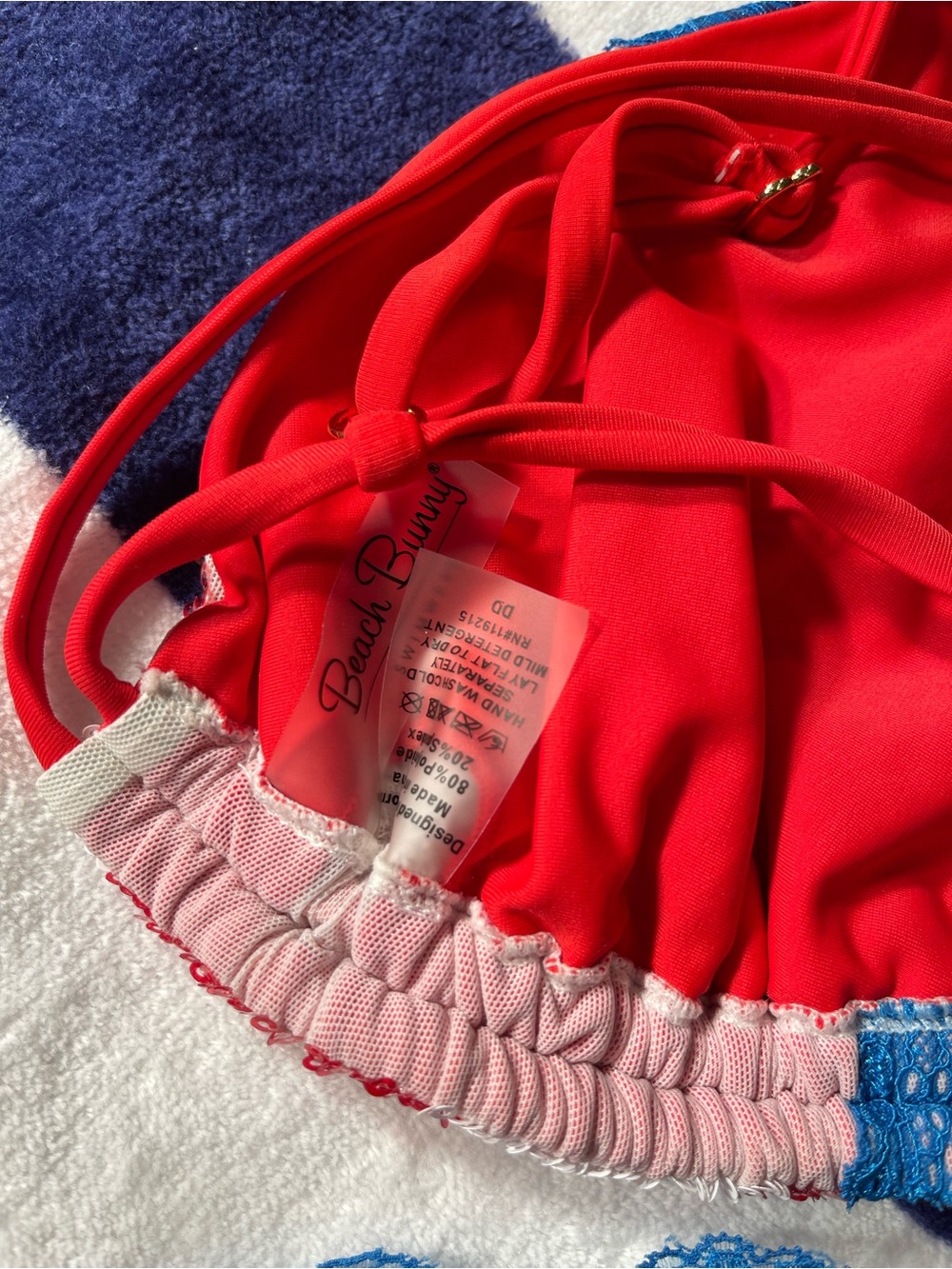 4th of July beach bunny bikini DD top, XL bottoms - Picture 10 of 12
